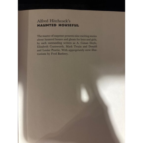 Vintage Alfred Hitchcocks Haunted Houseful Hardcover Book Dust Jacket 1961 - Picture 9 of 14